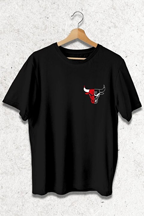 LELVANİ Oversize Chicago Bulls Tasarım Baskılı Tişört