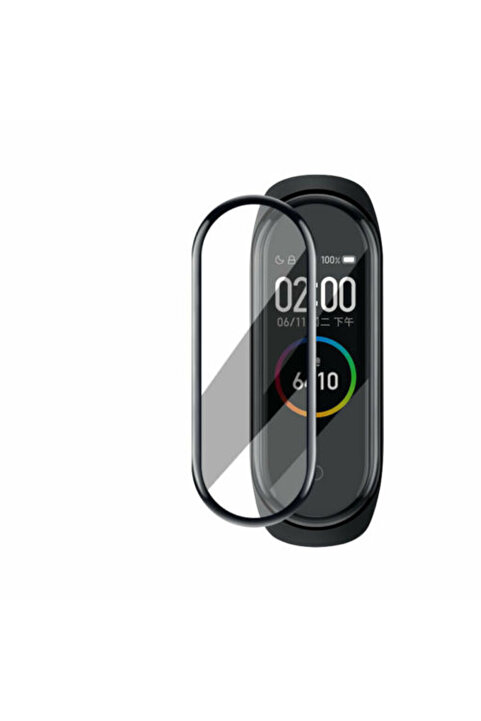 Techmaster Xiaomi Mi Band 5 5d Tam Kaplayan Kırılmaz Nano Ekran Koruyucu