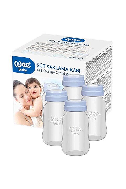 Wee Baby Süt Saklama Kabı (KUTU IÇ ADET 4 LÜ) (KOD:126)