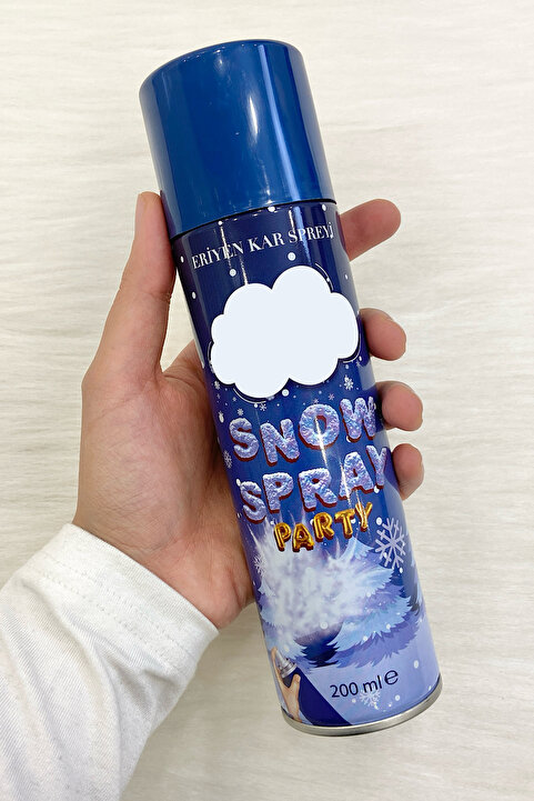 ZEYMERADE Eriyen Kar Spreyi 200ml Leke Yapmaz Büyük Boy, Düğün Kına Bekarlığa Veda Bride Parti Şov Köpüğü