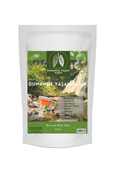 Bitkideresi Dumansız yaşam çayı 25li süzen poşet çay
