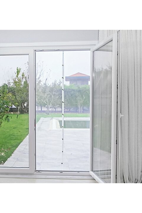flystop Mıknatıslı Kapı Sinekliği 105x210 Cm Çift Taraflı Bant Ve Cırtbantlı