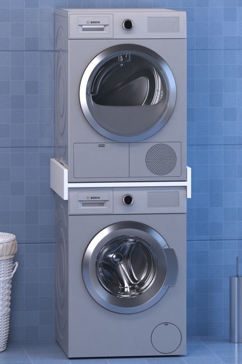 Cosargroup Braddy Banyo Dolabı Çamaşır Ve Kurutma Makinesi Dolabı Beyaz