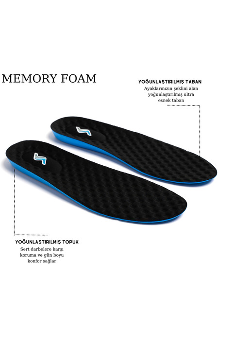 SANUS M900 Model Memory Foam Ayakkabı Tabanlığı Ortopedik Tabanlık