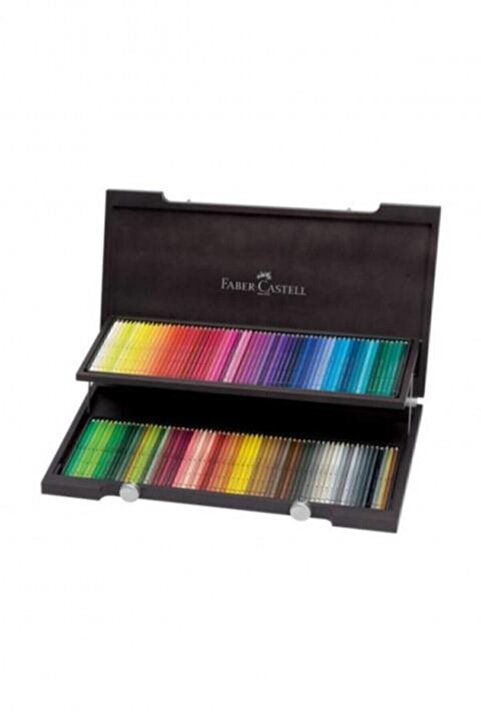 Faber Castell Polychromos Kuru Boya Kalemi Ahşap Kutu 120 Renk