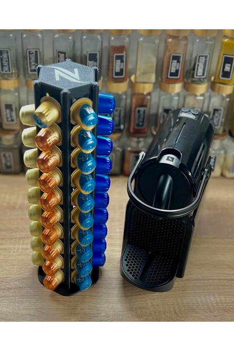 Talha Nespresso Kapsül Standı – Kahve Kapsül Düzenleyici, Şık Ve Dayanıklı Mutfak Saklama Ünitesi