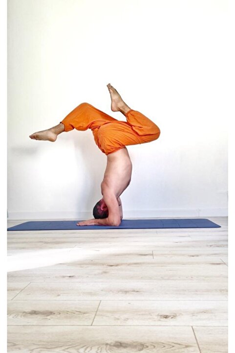 Hürrem Aldinç Rahat Ve Esnek Yoga Pantolonu %100 Organik Pamuk Chakra Series Sacral Chakra Şalvar
