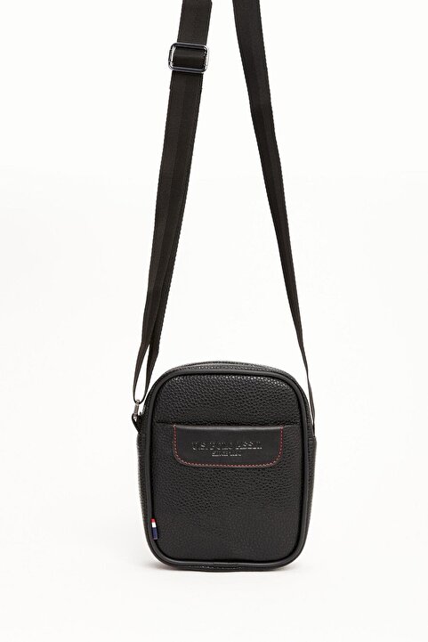 U.S. Polo Assn. Plevr 8440 Us Polo Assn Suni Deri Erkek Portföy Çanta