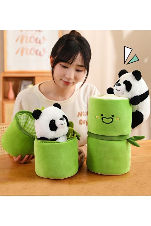 Pandamkee Yumuşacık Peluş Bambu Panda - Şirin, Sevimli Ve Çocuklar Için Güvenli Arkadaş