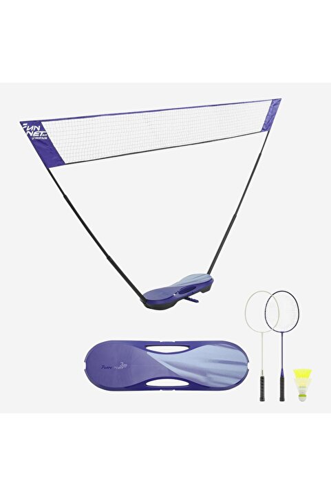 Decathlon Perfly Badminton Filesi - 3 Metre - Mavi - Fun Set