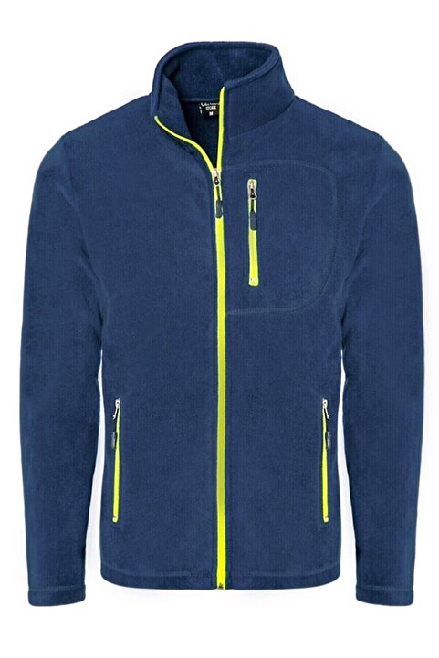 GENIUS STORE Erkek Polar Tam Fermuarlı 3 Cepli Outdoor Polar Ceket Tactical Flecee Polar-gns