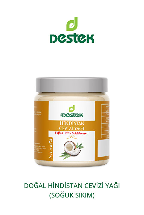 Destek Hindistan Cevizi 300 ml Yağı (SOĞUK SIKIM)