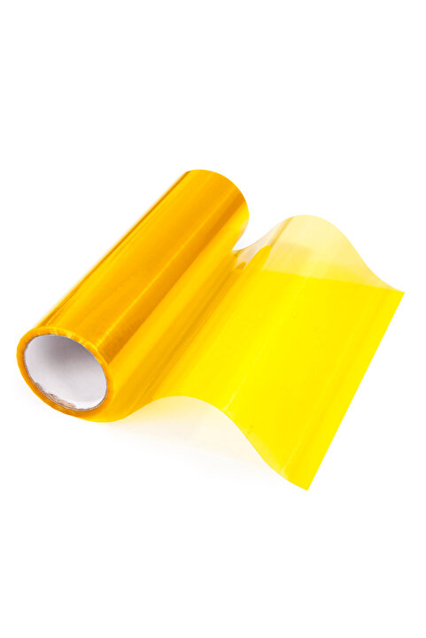 Mega Oto Market Far Ve Stop Kaplama Filmi Folyosu 30 Cm X 1 Mt Sarı Yellow Std-fs-sr