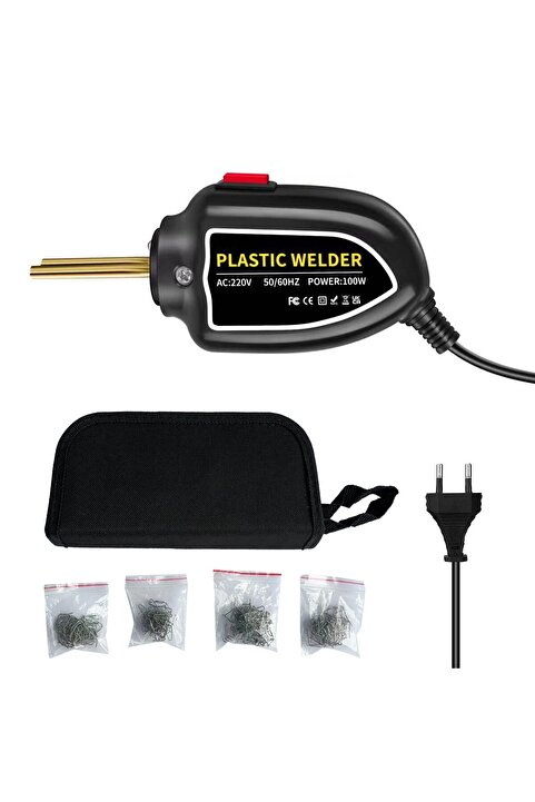 valkyrie 100W Çantalı 600 Uçlu Plastik Kaynak Makinesi Araba Tampon LED Işıklı XCER-110