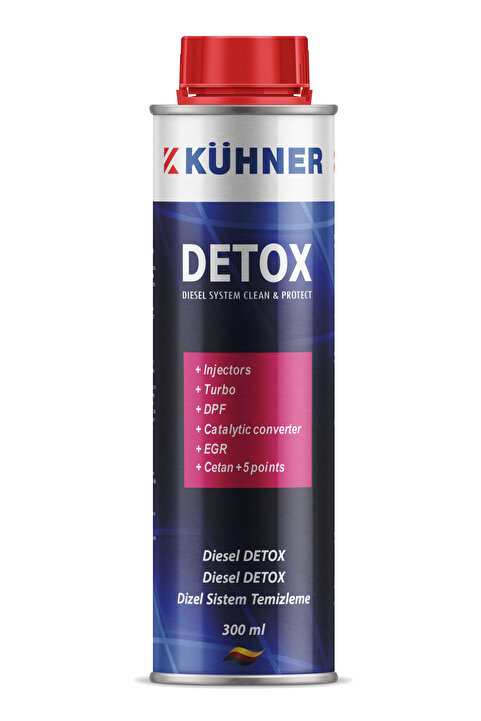 KÜHNER DEU DETOX PRO DİZEL SİSTEM TEMİZLEYİCİ 300 ML