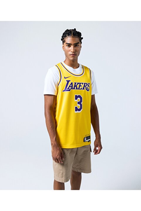 Nike Los Angeles Lakers Dri-Fit NBA Erkek Anthony Davis Basketbol Forma