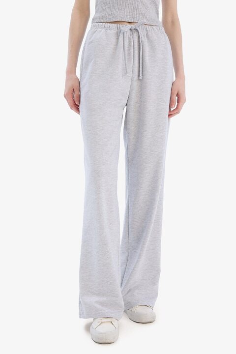 Defacto Straight Fit Beli Lastikli Eşofman Altı Uzun Boy Cepli Basic Düz D6667AX25SP