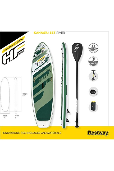 Bestway 65308 Kahawai Şişme Sup Paddle Board 310 cm