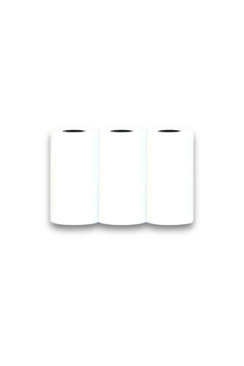 Home Mini Termal Yazıcı Rulosu 3 Adet -3 Rulo Beyaz Mini Yazıcı Kâğıdı