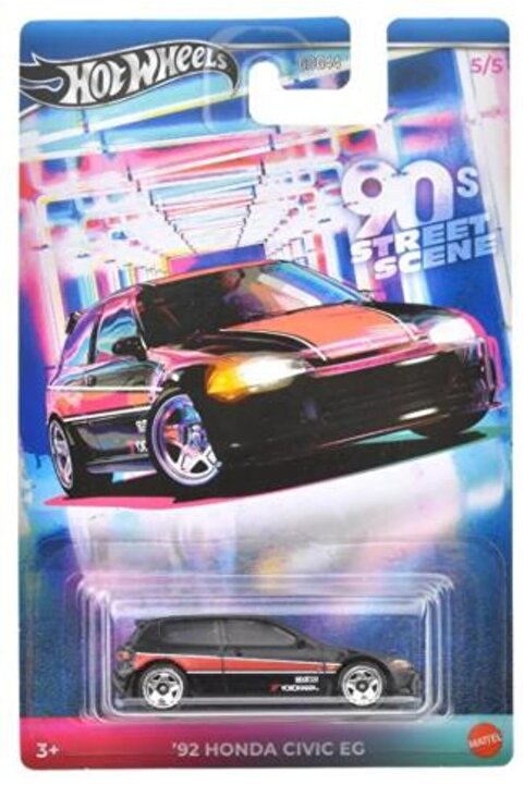 HOT WHEELS 90's Street Scene '92 Honda Civic EG JCB56