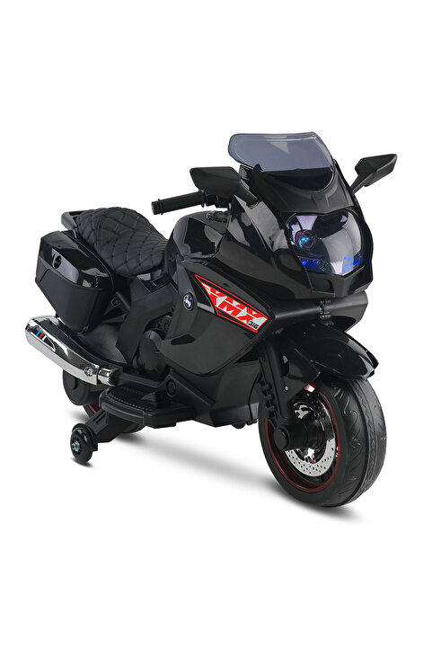 Babyhope 438A XMX-316 Ledli Akülü Motor 12 Volt Siyah