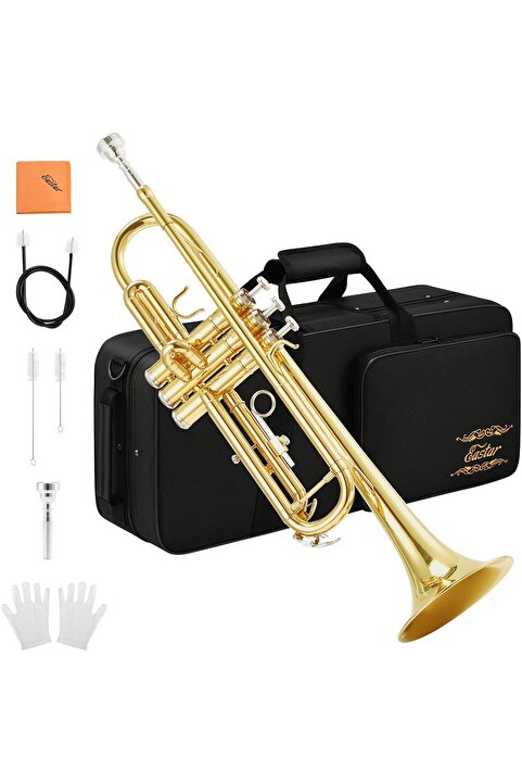 Eastar ETR-380 Standard Si Bemol Trompet (Golden)