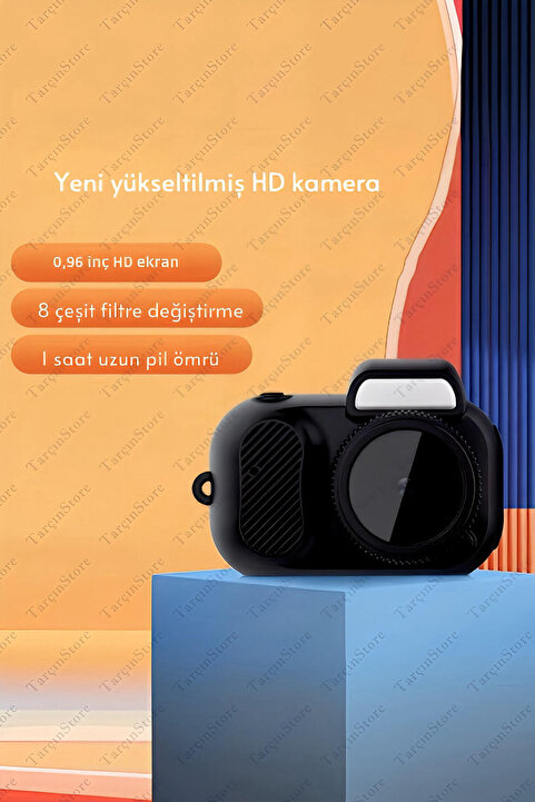 ShinyTouch Mini Retro Kamera Anahtarlık(MİCROSD KART DAHİL)