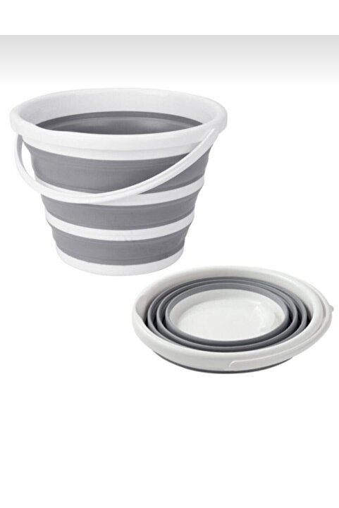 MEKA HOME Pratik Katlanabilir Akordiyon Kovası 12,8 lt