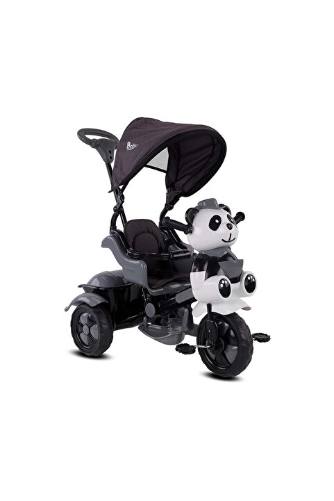 Babyhope 0127 Little Panda Ebeveyn Kontrollü Tenteli Müzikli Tricycle Üç Teker Bisiklet