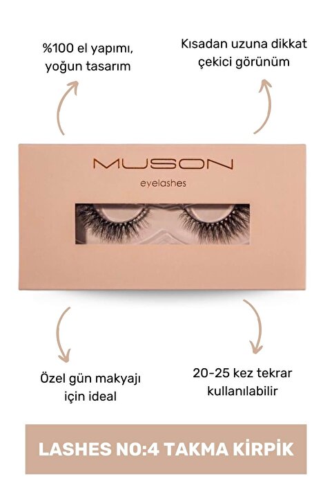 Muson Lashes No:4 Takmakirpik