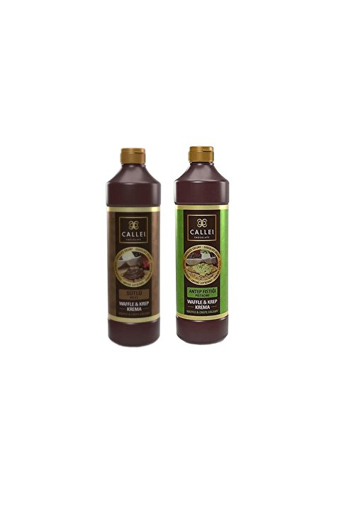 Callei Chocolate 2'li Waffle Sos Avantaj Paketi Antep Fıstık Sütlü Çikolata
