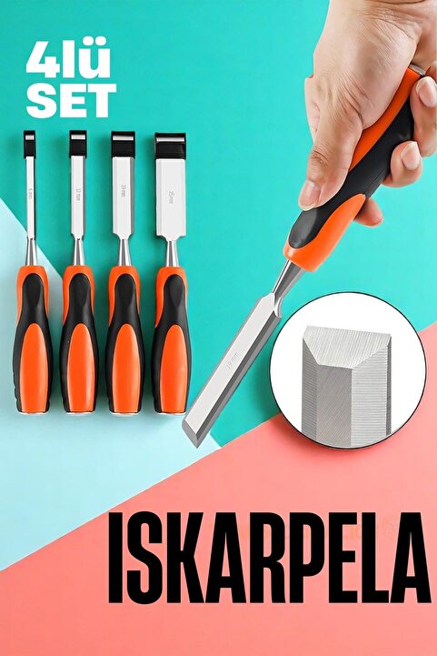 Transformacion Iskarpela Seti - Vanadyum Çelik Ahşap İşleme Aleti Profesyonellere Ahşap Keski Seti 721672