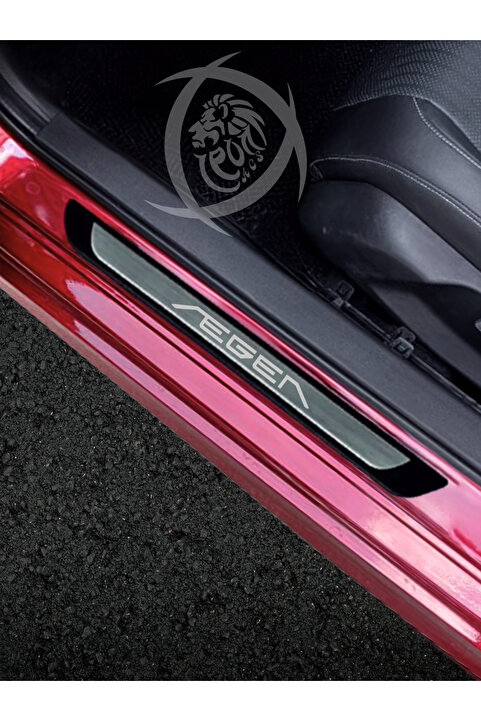 FAMS OTO AKSESUAR Fiat Egea 2015 -2025 Modeller Krom Kapı Eşiği 4 Parça Paslanmaz Çelik ABS Çerçeve