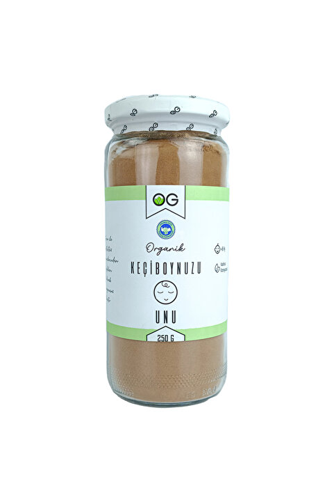 OG natural Organik Keçiboynuzu Unu 250 Gr
