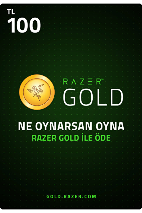RAZER Rzr Gold Pin 100 Tl