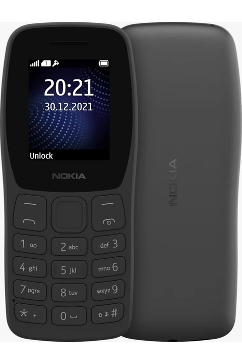Nokia 105 Classic Tuşlu Cep Telefonu Siyah (Nokia Türkiye Resmi Distribütör Garantili)