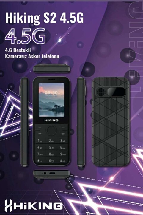 Hiking Hiking S2 Kamerasız Büyük Ekran 4.5g Tuşlu Telefon (HİKİNG TÜRKİYE GARANTİLİ)