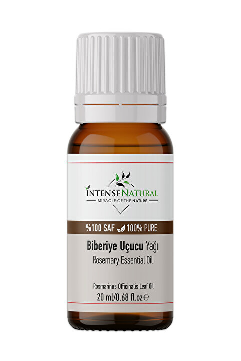 İntense Natural Biberiye Uçucu Yağı 20 ml %100 Saf Ve Doğal Rosemary Essential Oil