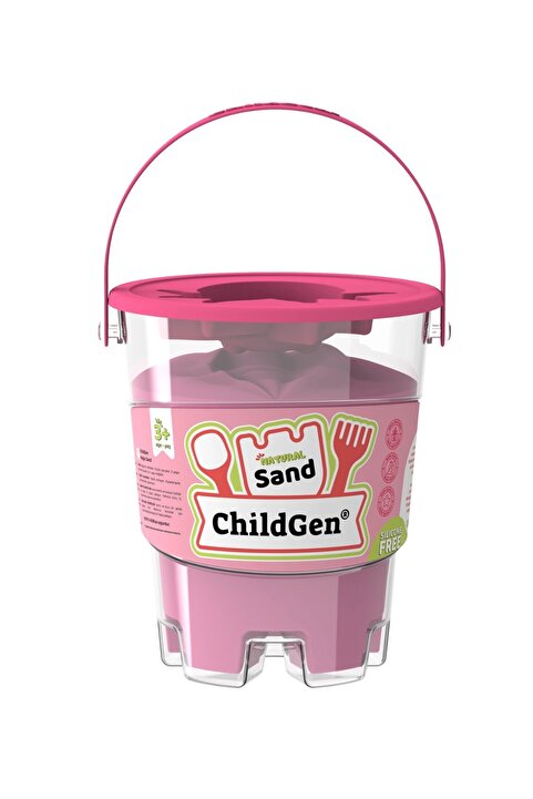 ChildGen Doğal Oyun Kumu 500gr - Pembe