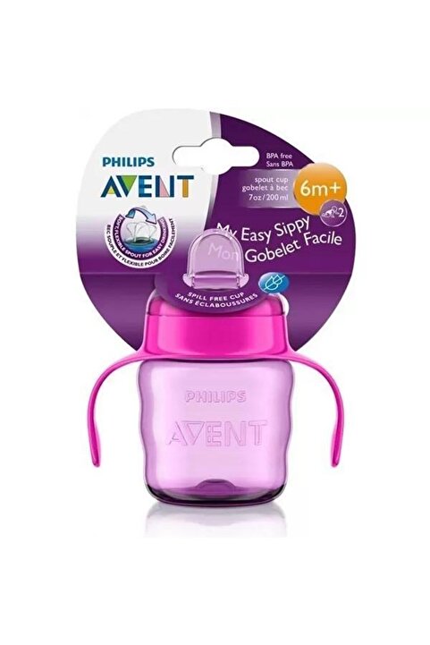 Philips Avent SCF551/03 Eğitici Bardak Kız 6Ay+ 200 ml ( Kolay İçilir )