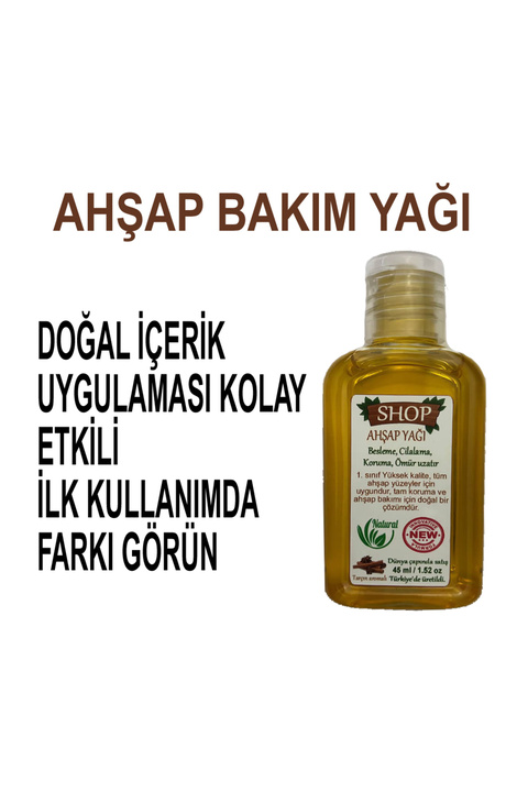 shop Ahşap bakım yağı, kuksa, mutfak aletleri, kesme tahtası, küçük ahşap eşyaların bakımı için 45 ml