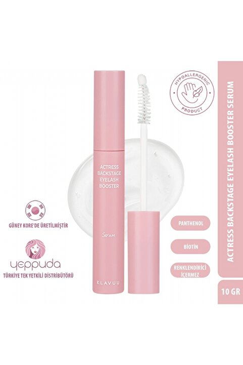 Klavuu Actress Backstage Eyelash Booster Serum - Kaş & Kirpik Besleyici ve Güçlendirici Serum