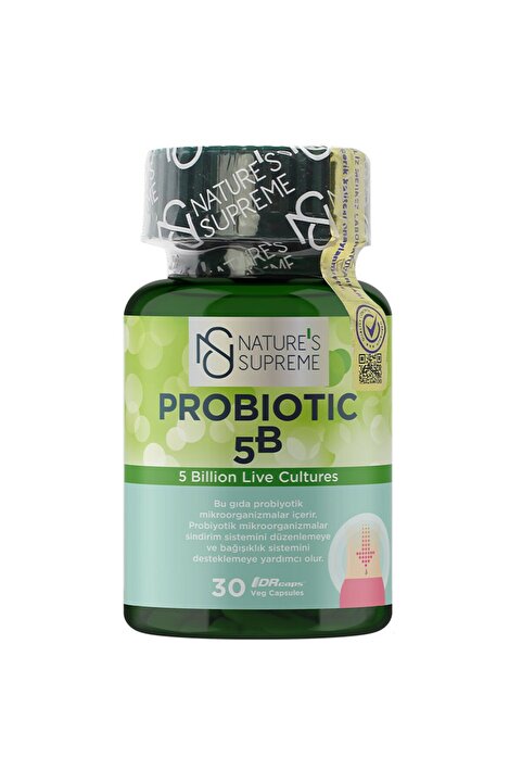 Natures Supreme Probiotic 5B 30 Kapsül