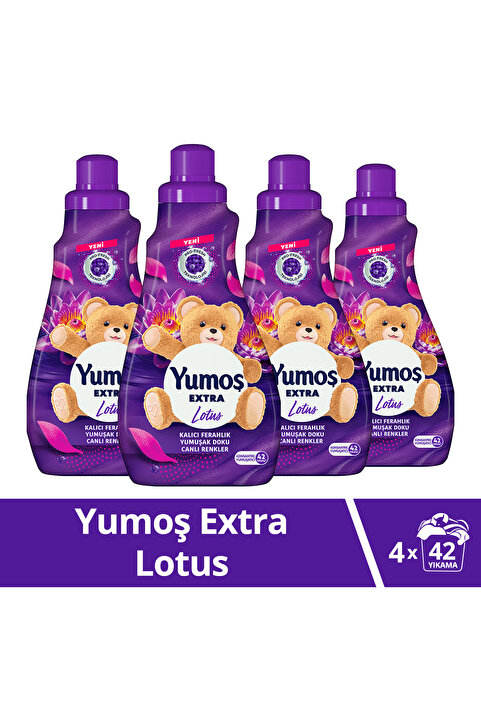 Yumoş Yumoş Extra Çamaşır Yumuşatıcı Lotus 1008 ml x4