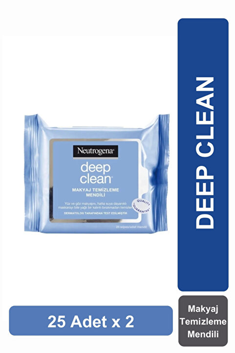 Neutrogena Deep Clean Makyaj Temizleme Mendili 25 Adet X 2 Adet