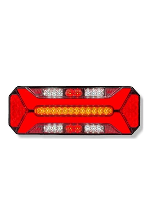 ÇERAY Yeni Star Neon Led Stop Lambası Kayar Sinyalli Kamyon-tır-dorse-karavan-kamyonet 24 Volt