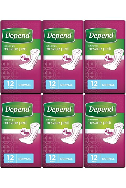 Depend Mesane Pedi Kadın Normal 72 Adet