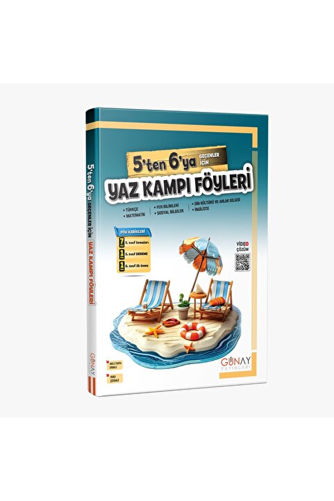 Günay Yayınları GÜNAY YAYINLARI 5’TEN 6’YA BUMERANG YAZ KAMPI FÖYLERİ