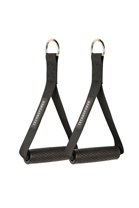 Genel Markalar Siyah Cable Crossover Handle İthal Elcik Çekiş Aparatı (çift)