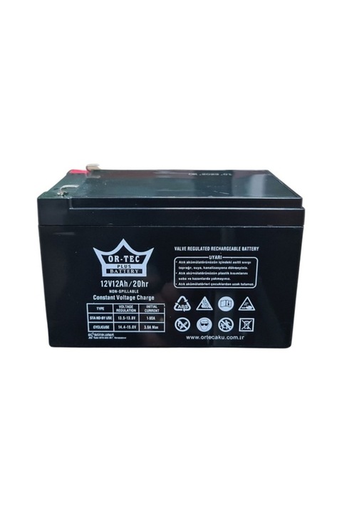Ortec 12v 12ah Bakımsız Kuru Akü